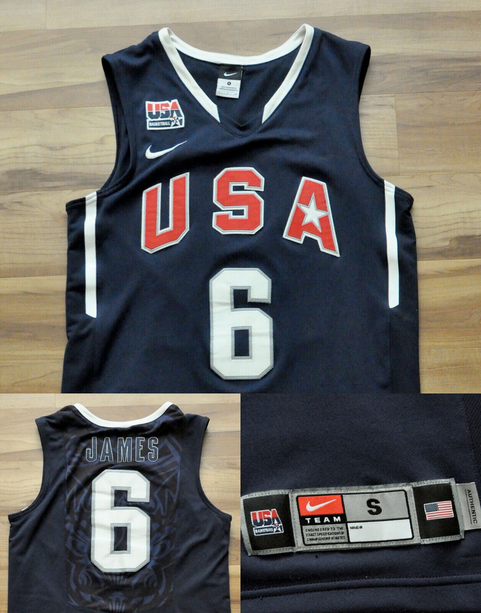 LeBron James #6 Team USA Nike Jersey Authentic 2012 London