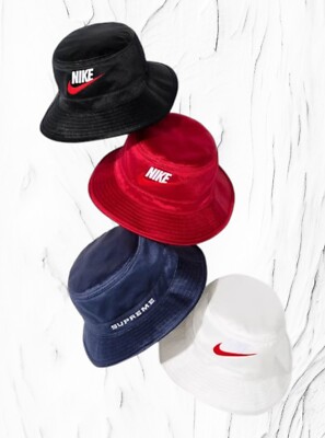 Supreme x Nike Dazzle Crusher bucket hat S/M M/L Limited 2024 SS