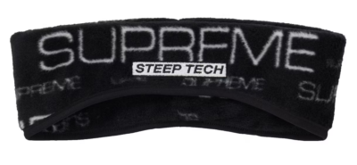 Supreme x The North Face Steep Tech Black Headband (FW21) Size L