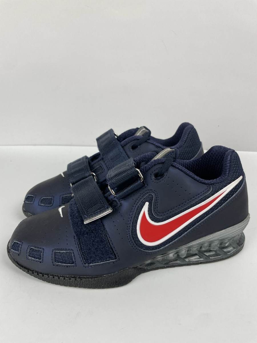 Nike Romaleos 2 Obsidian Blue Red Weightlifting Shoes 476927-460