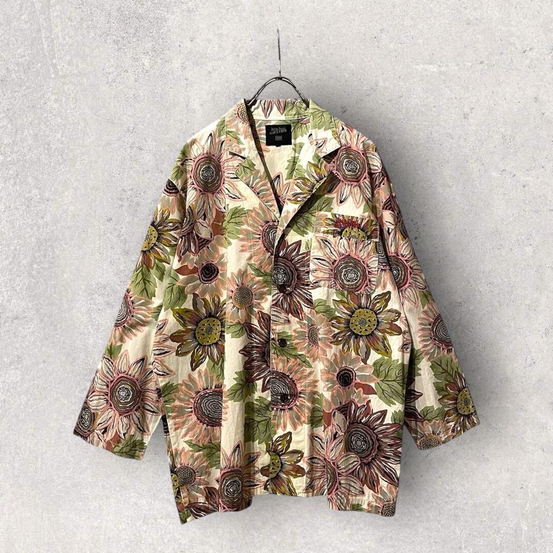 Jean Paul Gaultier Sunflower Shirt Jacket Archive Piece Men's S