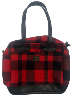 Filson Mackinaw Wool Tote Bag With Zipper 20204509 MADE IN USA