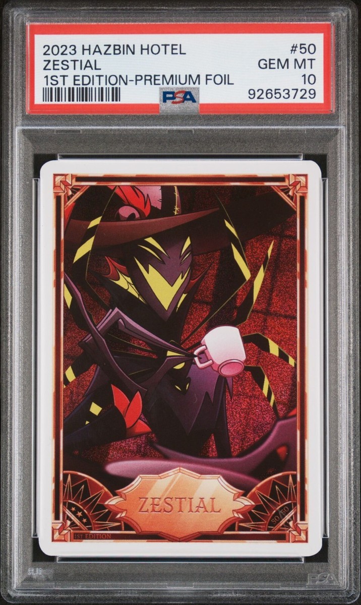 Hazbin Hotel Card - Zestial Premium FOIL 50/50 - 1st Edition - PSA