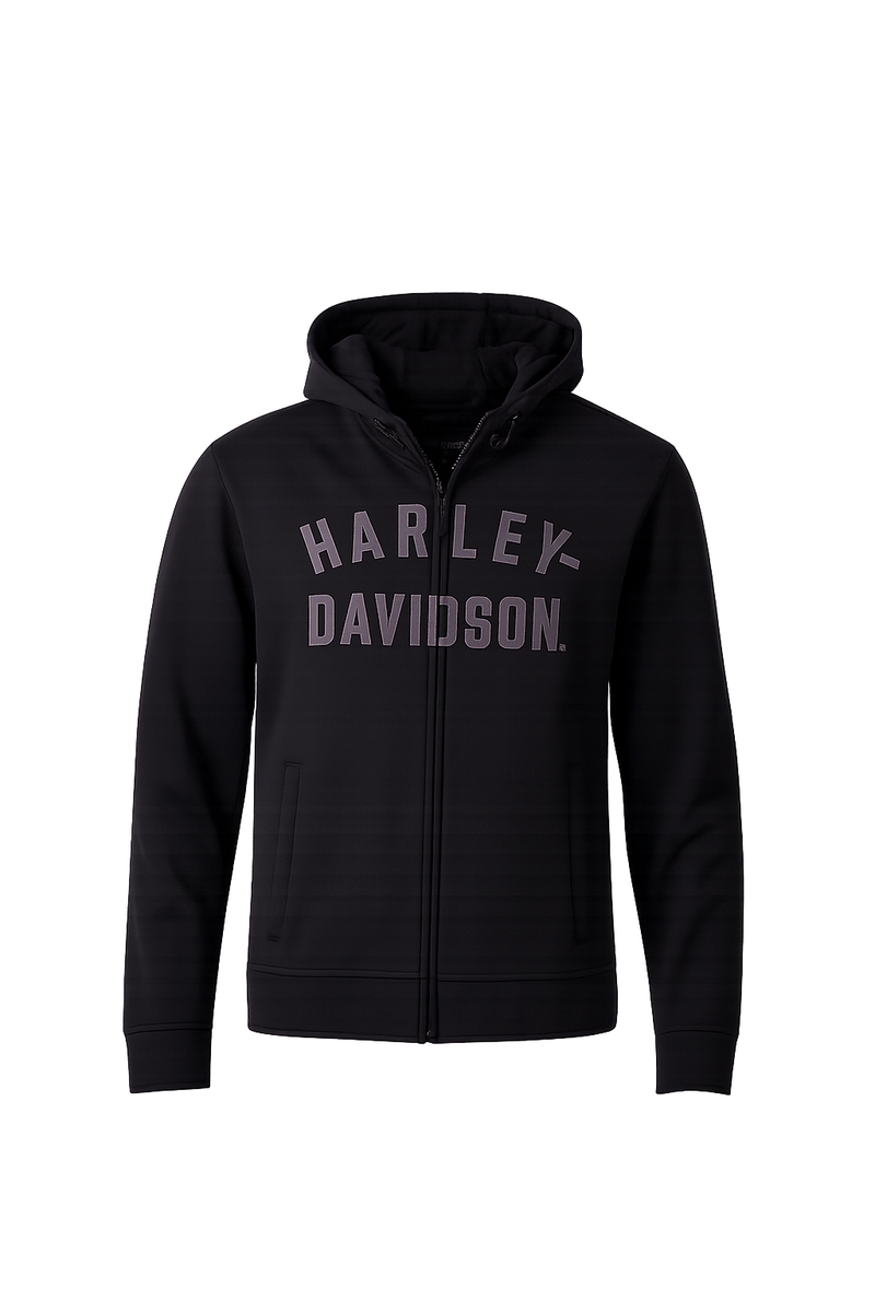 Harley-Davidson Men's Deflector Hooded Riding Fleece Jacket