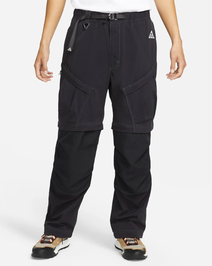 NIKE ACG SMITH SUMMIT CARGO LOOSE PANTS TROUSERS BLACK DN3943-010