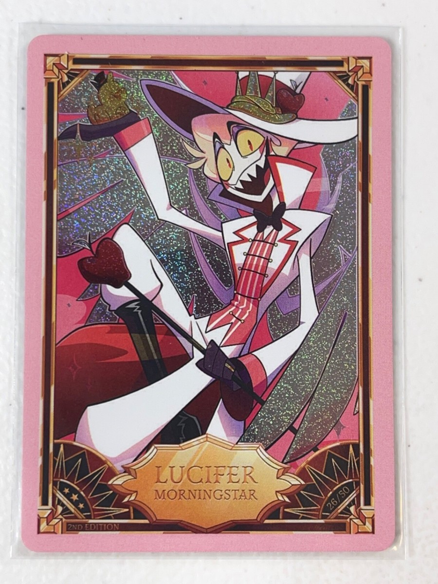 Hazbin Hotel Trading Card PINK FOIL LUCIFER MORNINGSTAR Second 2nd