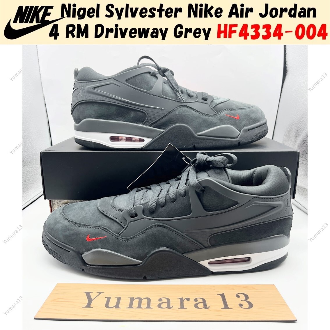 Nigel Sylvester Nike Air Jordan 4 RM Driveway Grey HF4334-004