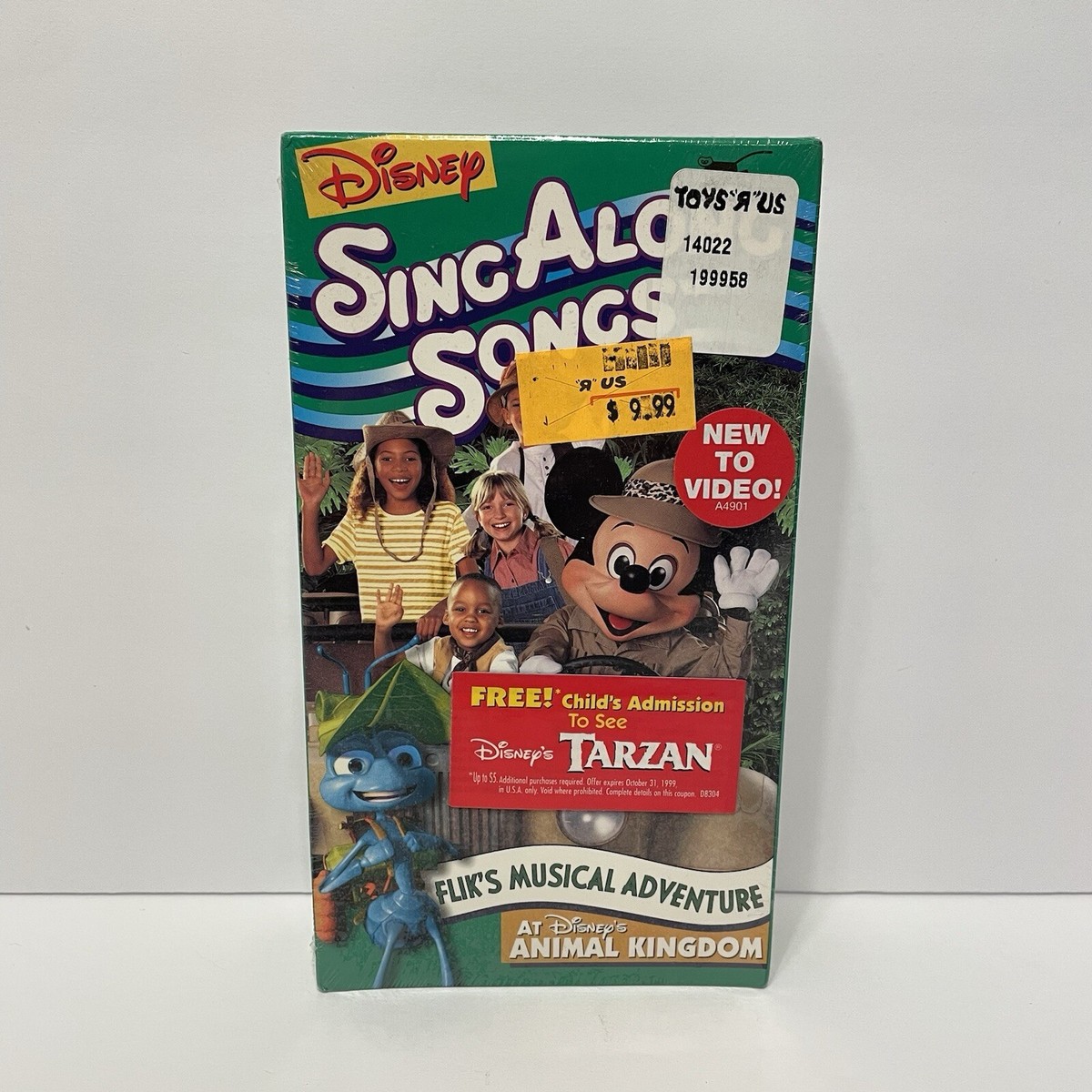 Disney Sing Along Songs Flik's Musical Adventure VHS 1999 Brand