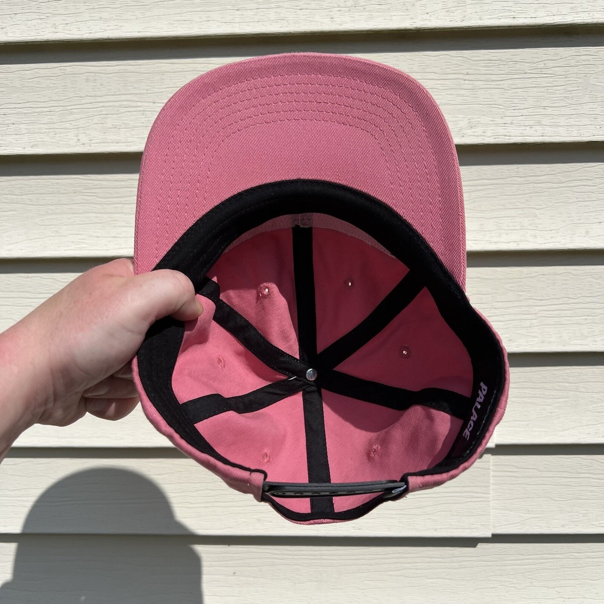 Palace Pink 6 Panel Snapback Hat | eBay