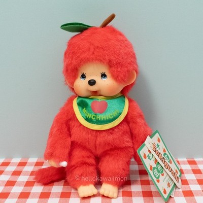 Apple Fruit Monchhichi Shinshu Limited Edition Rare Sekiguchi