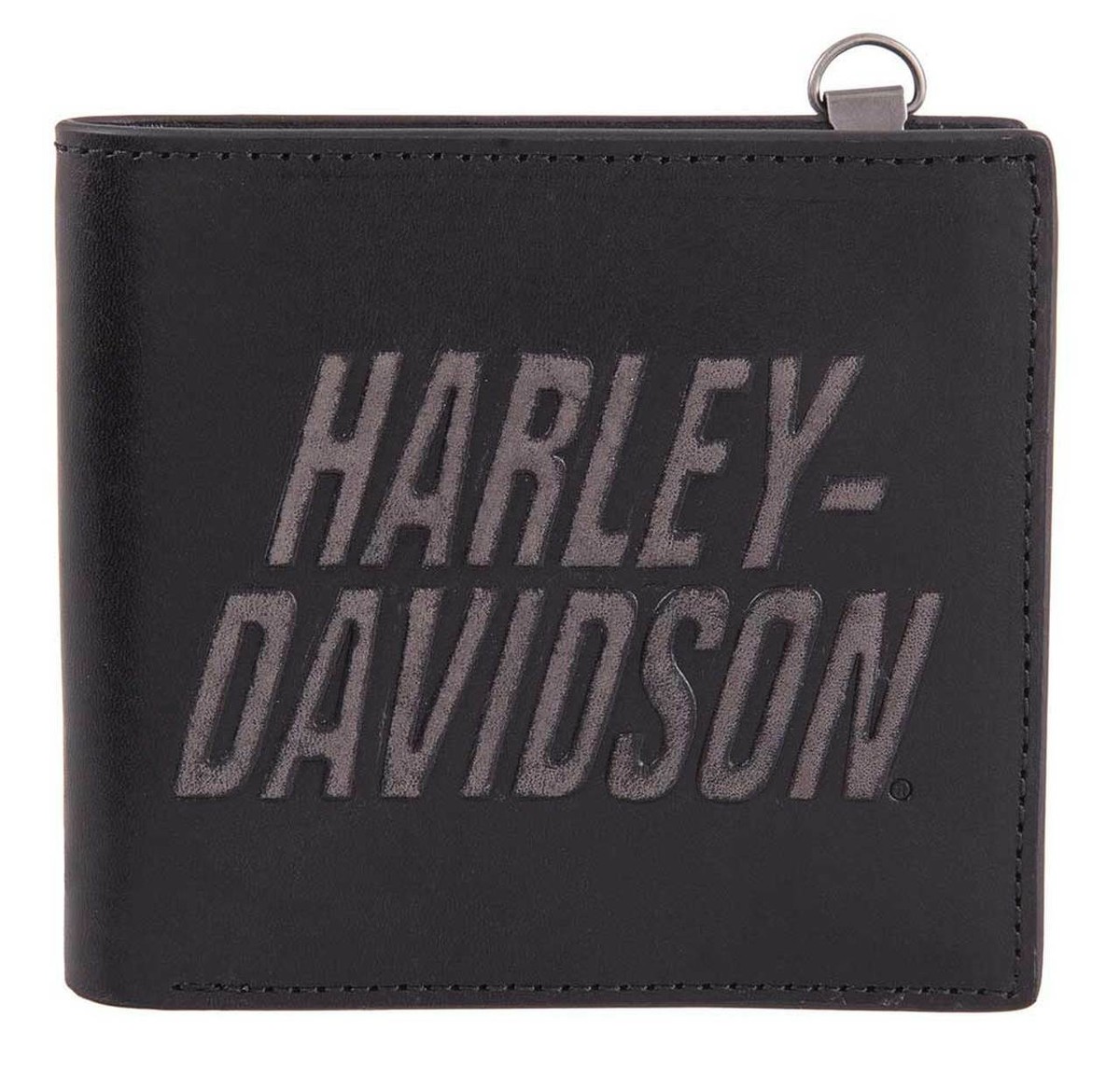 Harley-Davidson GENUINE Men's Distressed LEATHER Black Leather