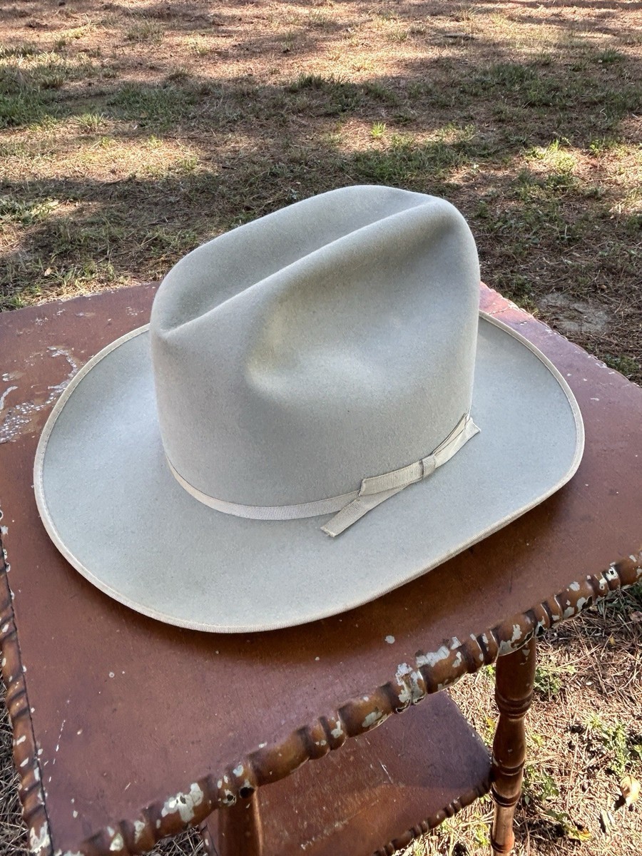 1950s Stetson 3x Beaver Open Road 6 3/4 Fedora Hat Cowboy Western