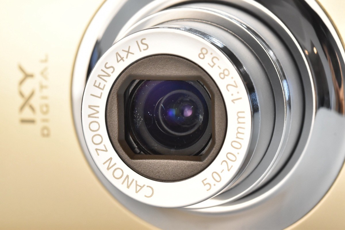 Exc+5] Canon IXY DIGITAL 510 IS Gold Compact Digital Camera from