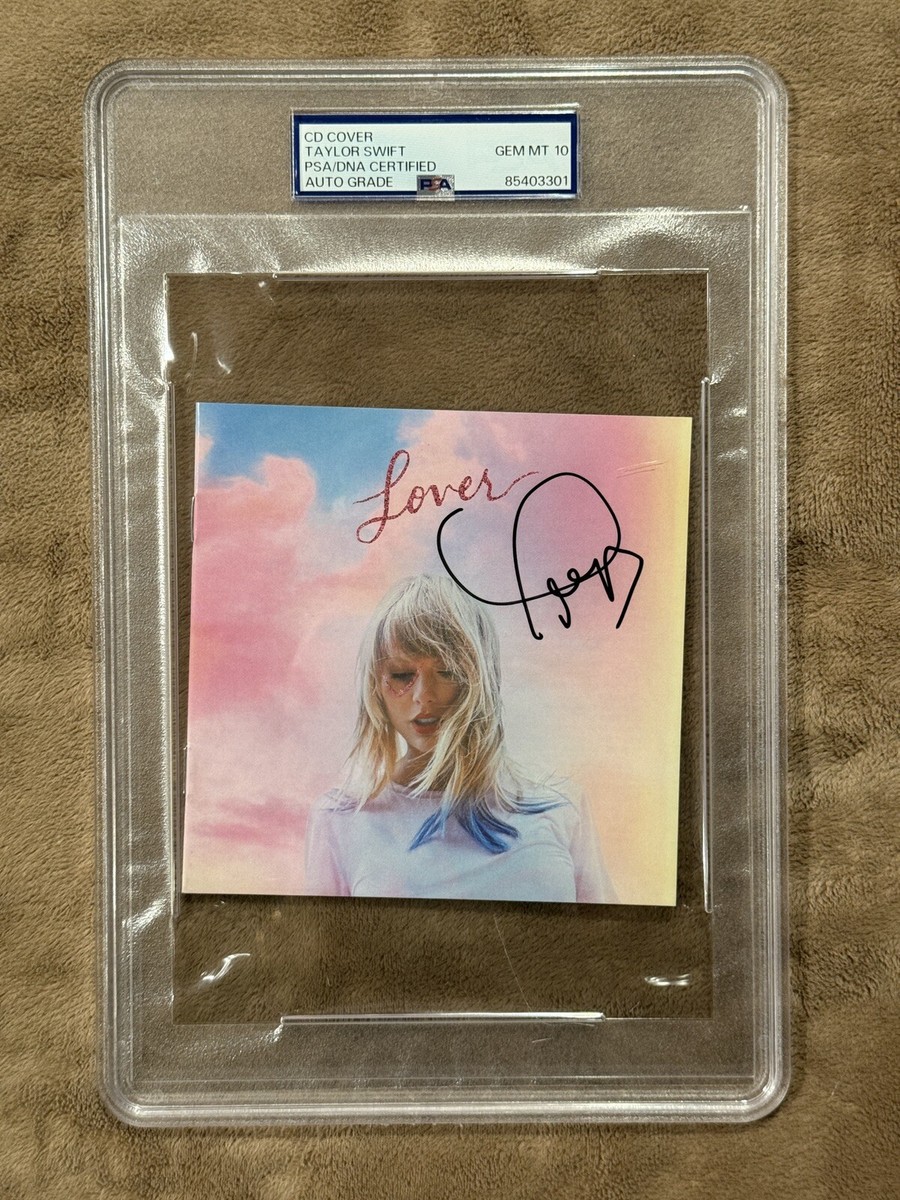 Taylor Swift Lover Signed CD Insert Autographed Authentic PSA GEM