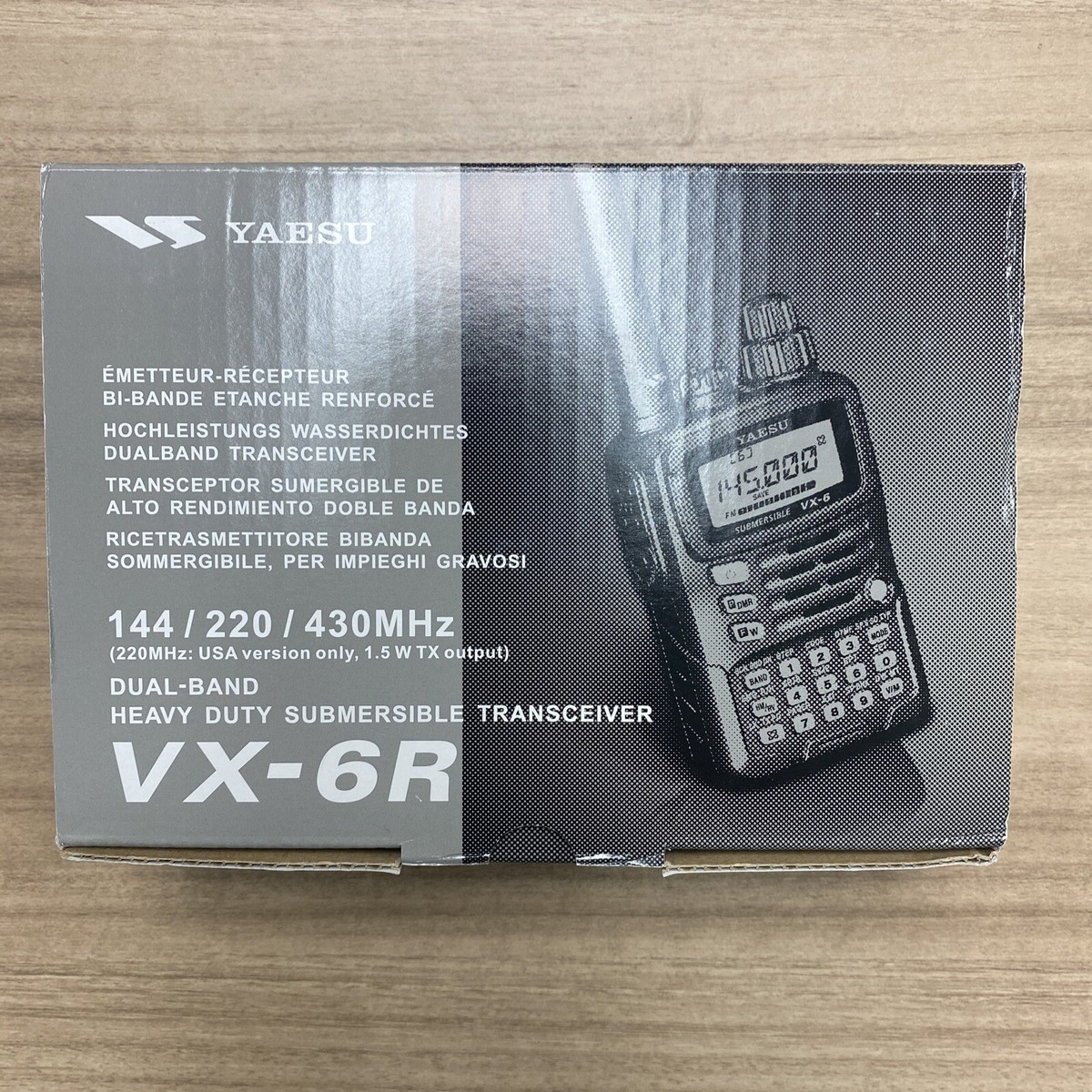 Yaesu VX-6R 5W Multi-Band FM handheld Transceiver | eBay