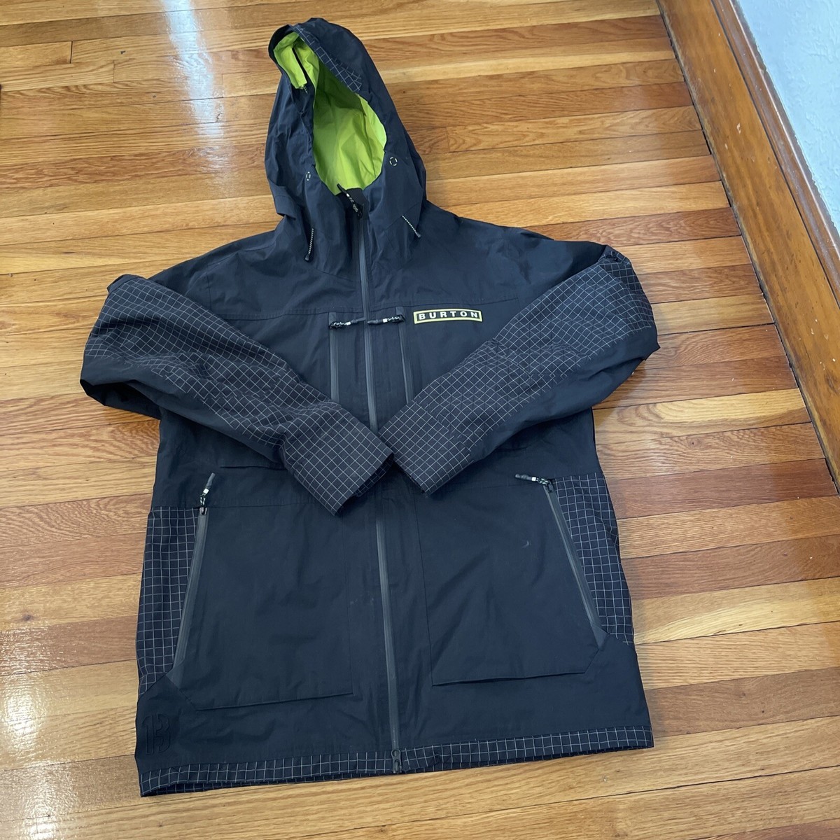 BURTON Living Lining Climate Controlled Comfort Black Jacket Men's