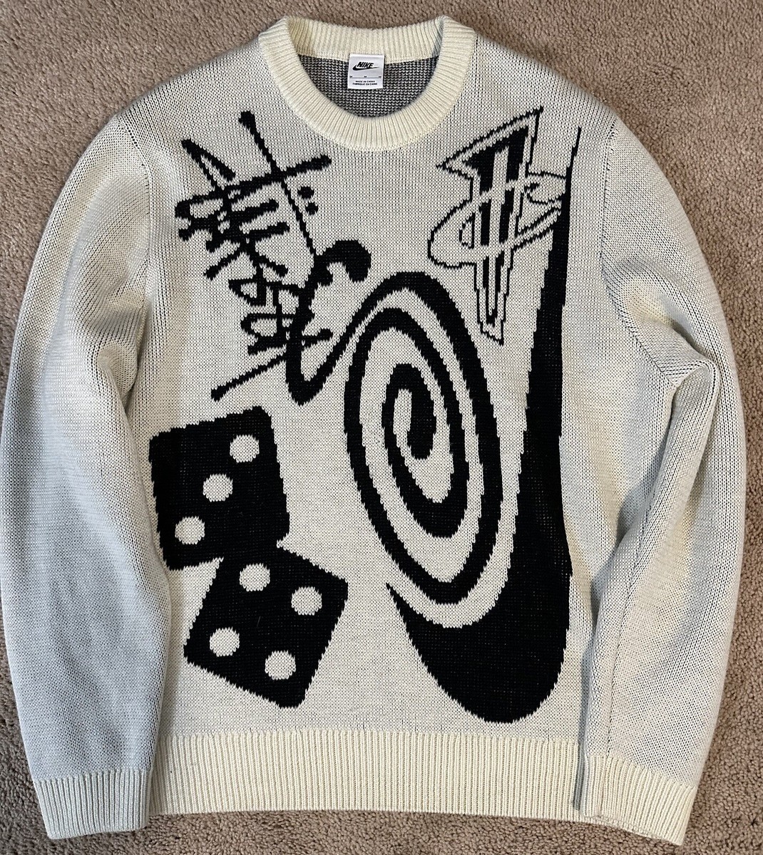 Nike Stussy 8 Ball Sweater Size Medium. Worn Once. Supreme/Warren