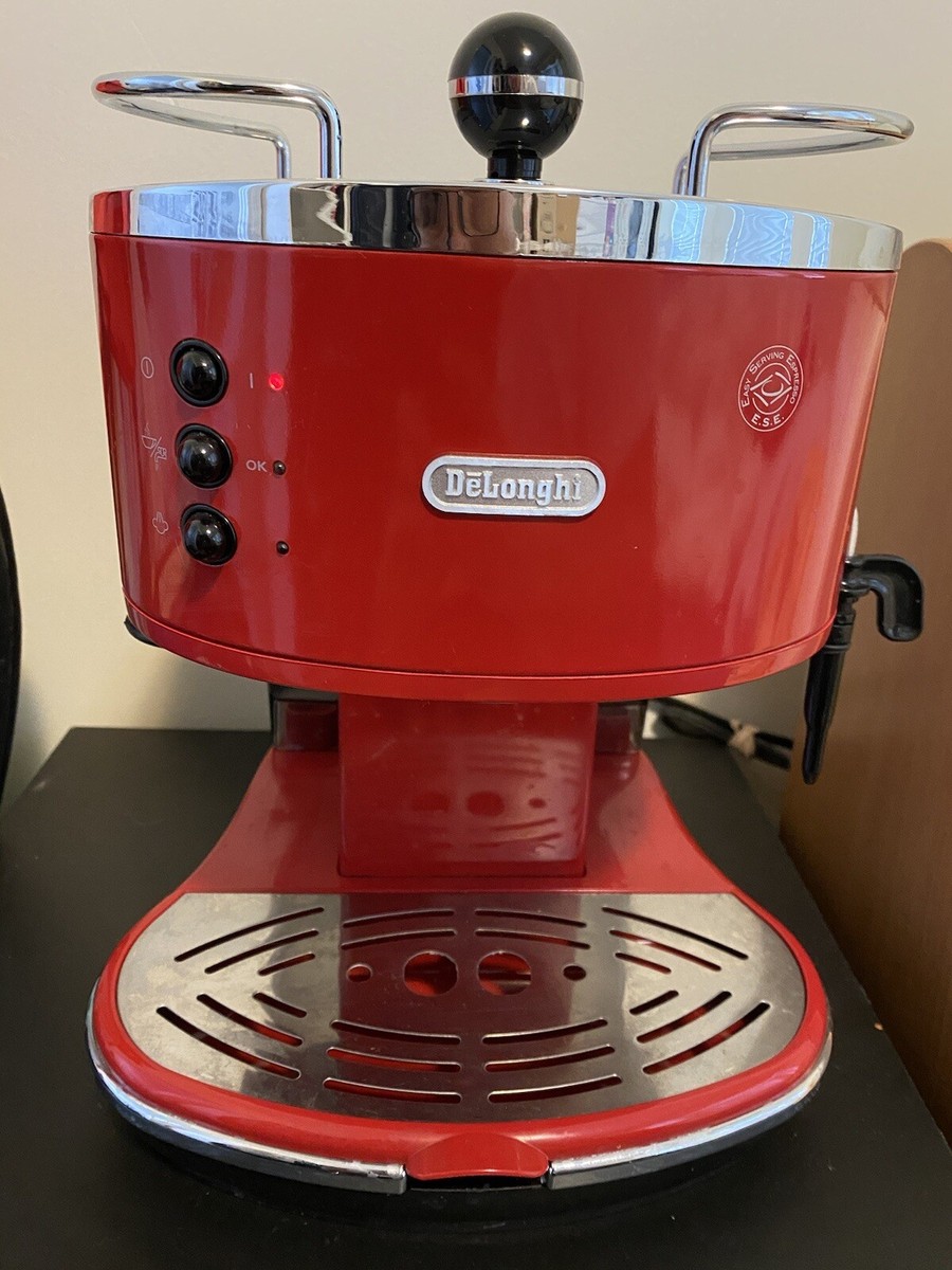 デロンギ アイコナ エスプレッソマシン ECO310 赤 【公式通販】