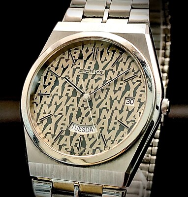 SEIKO WATCH ANTIMAGNETIC QUARTZ 9533-6010 DAY DATE YANMAR | eBay