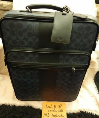 Coach Signature Weekend Carry-On Luggage Suitcase 22