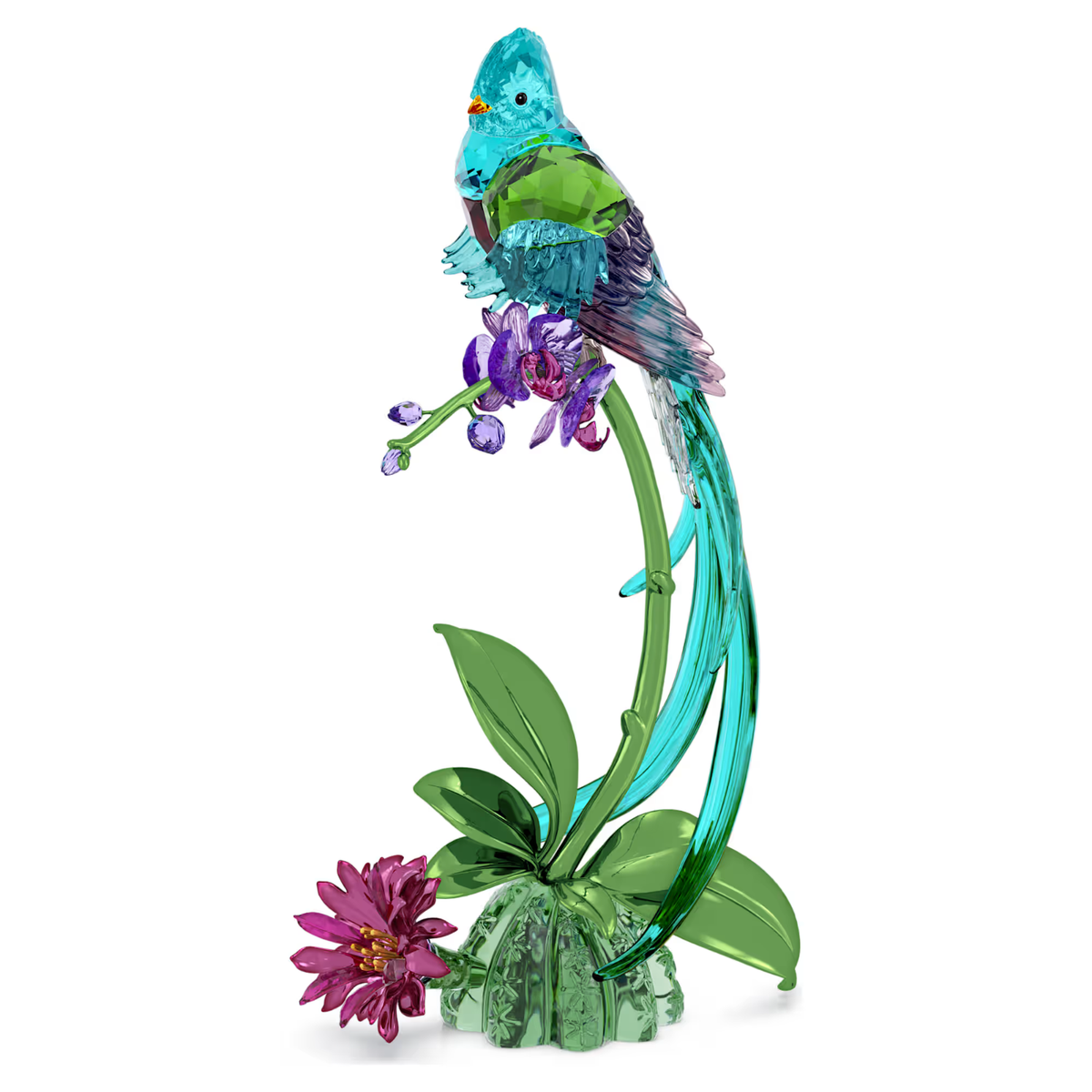 Swarovski Crystal IDYLLIA QUETZAL & ORCHID Figurine 5682123 | eBay