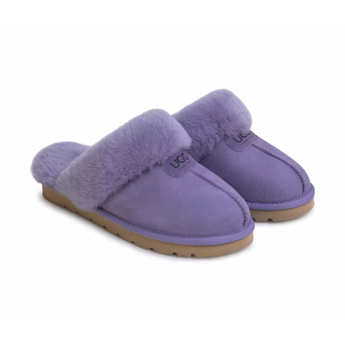UGG Slippers Womens Australian Double Face Sheepskin Non-slip Rosa
