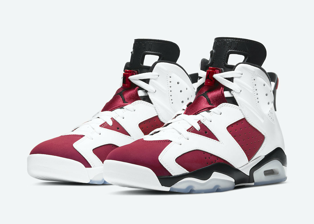 Nike Air Jordan 6 Retro Carmine (2021) Size 14 CT8529-106 White