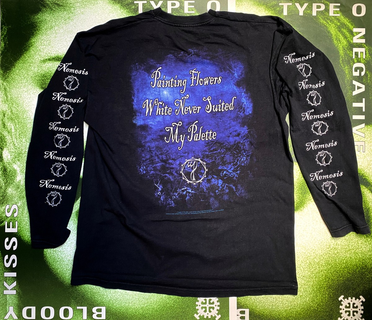 Cradle Of Filth - 2004 Nemesis Blue Grape LONGSLEEVE SHIRT | Type