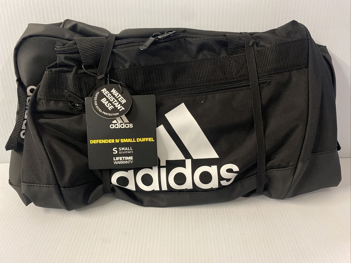 ADIDAS Defender IV Small Duffel Bag - Black-White NEW!!! | eBay