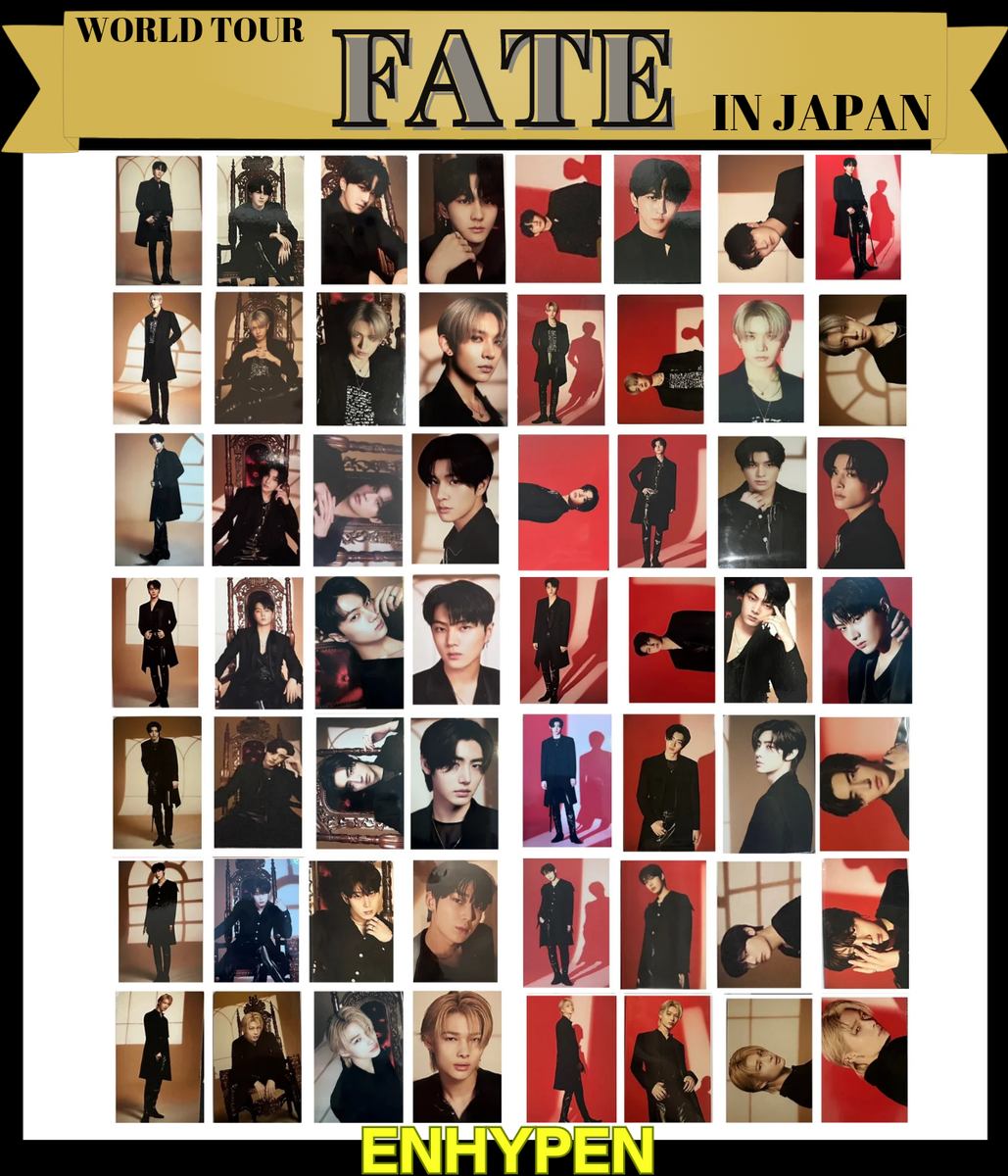 ENHYPEN FATE WORLD TOUR JAPAN 2023 Trading Card EN- MD Photo Card