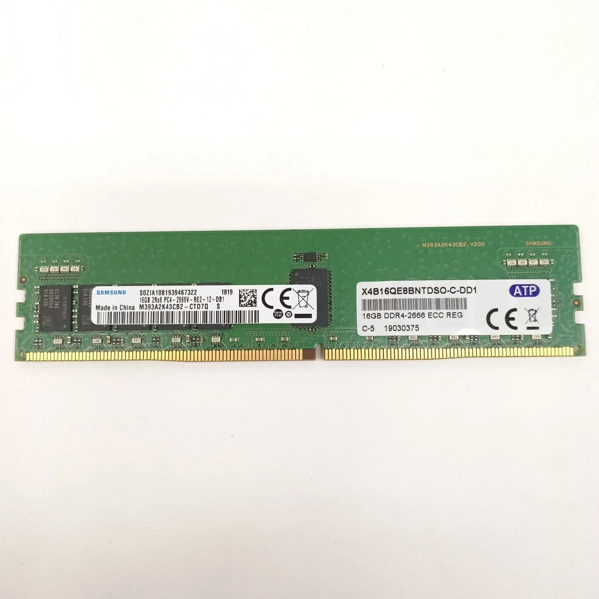 Samsung Computer PC4-21300 (DDR4-2666) Bus Speed RAM 288 Pins for