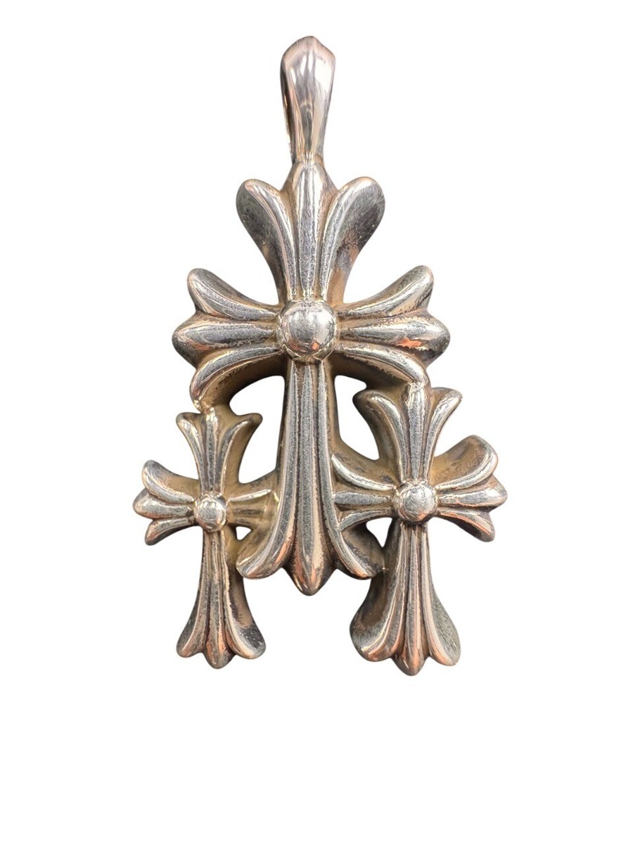 Chrome Hearts Triple Cross Pendant | eBay