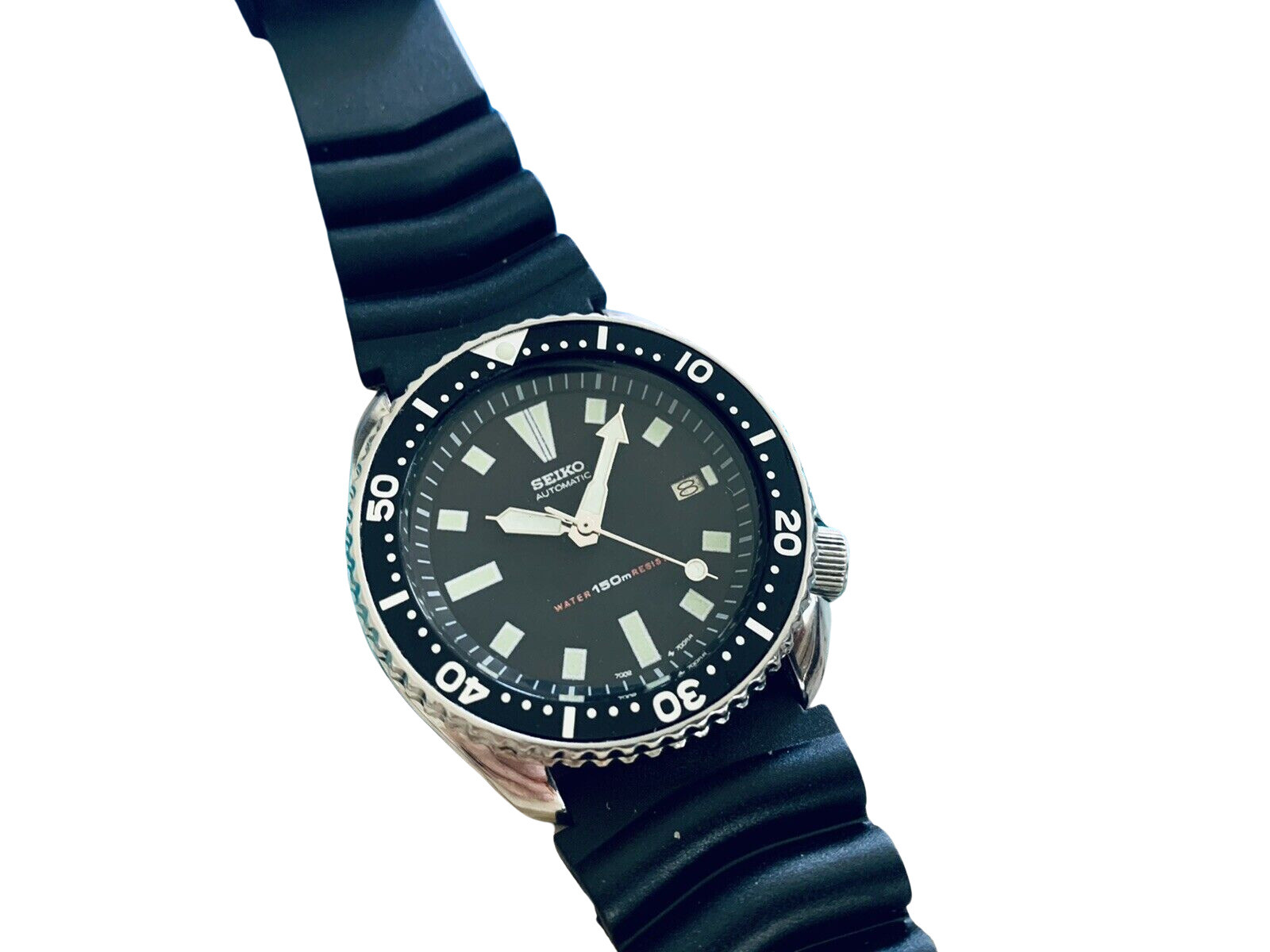 Seiko Men's Black Watch - 7002-7001 for sale online | eBay