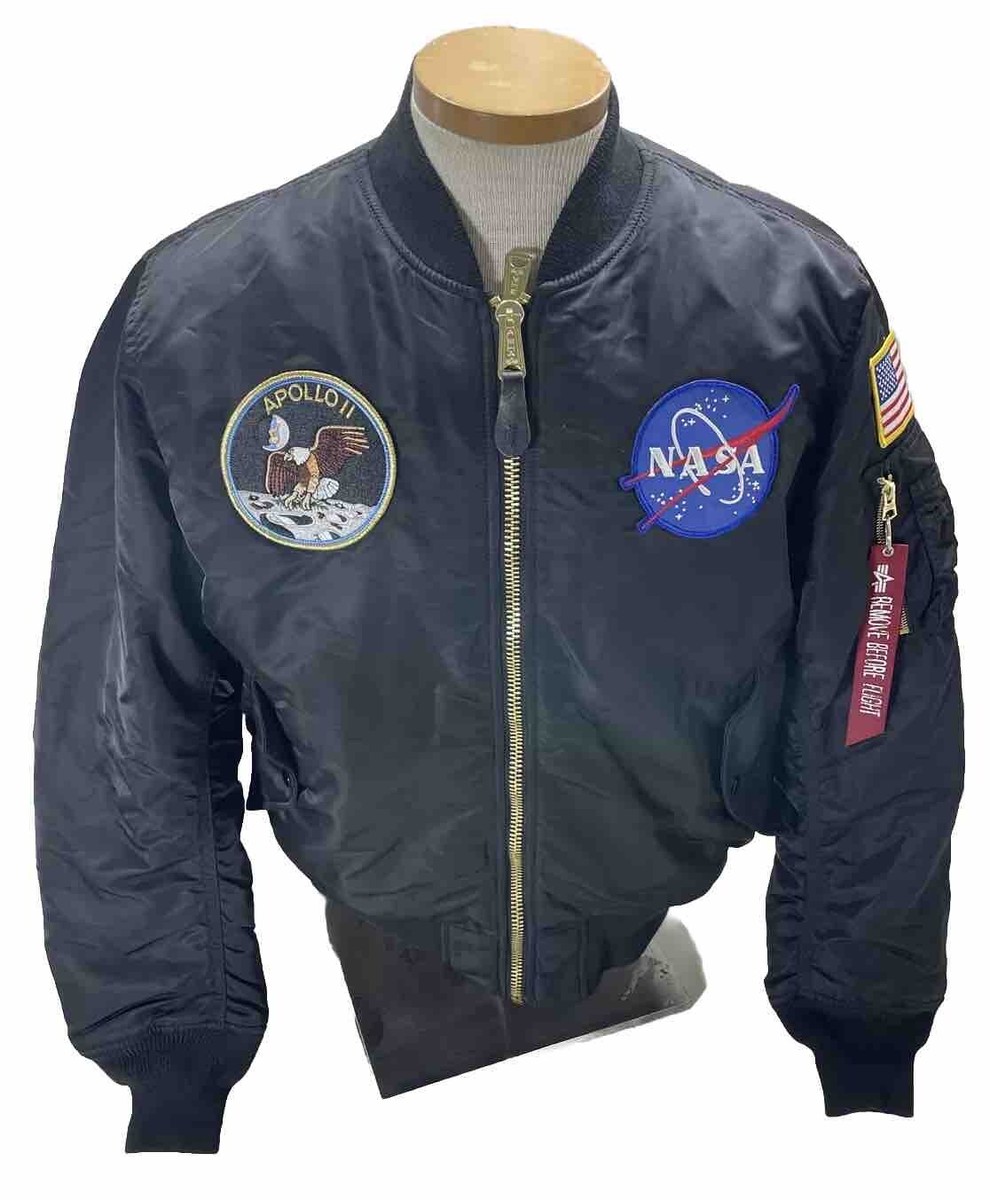 Alpha Industries MA-1 NASA Apollo II [ Men's MEDIUM ] Flight