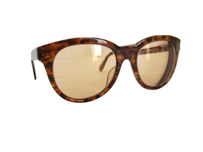 Oliver Peoples x EYEVAN Japan Black Black Tortoiseshell Brown Lens