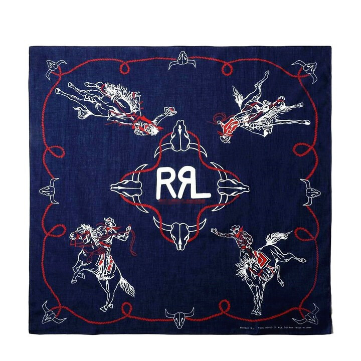 Double RL RRL Vintage Inspired Print Bandanna Scarf | eBay