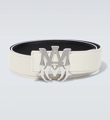 Men's Amiri Buckle Leather Belt Color: Black Size: 32IN (80CM) | eBay
