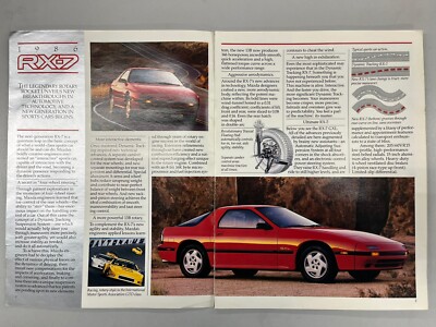 1986 Mazda Full-Line Compact Cars & Trucks Brochure, RX7, 323, 626