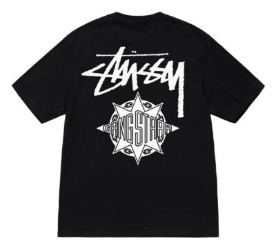 Stussy x Gang Starr Take It Personal Tee T-shirts Black White Size