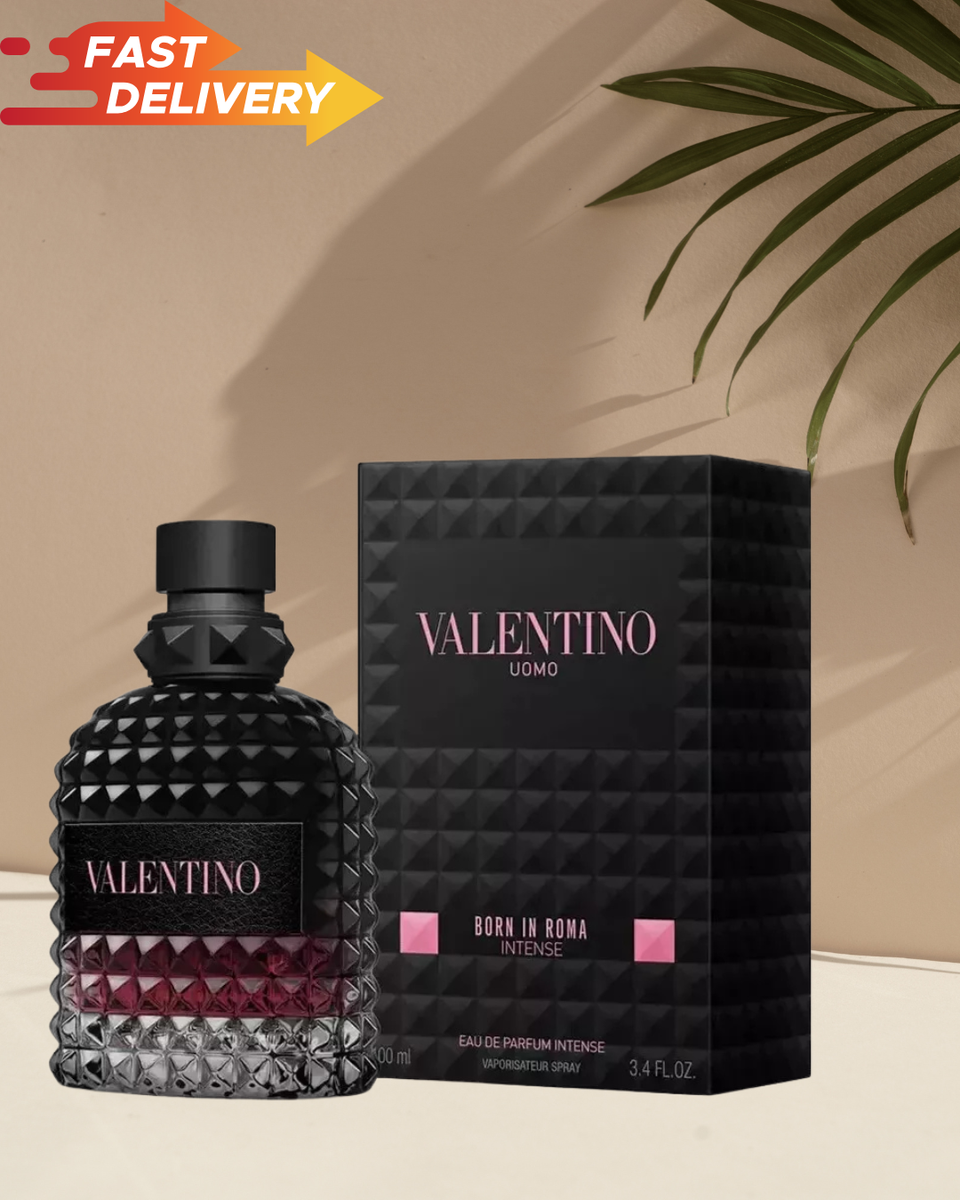 VALENTINO UOMO BORN IN ROMA INTENSE EAU DE PARFUM SPRAY 3.4 Oz
