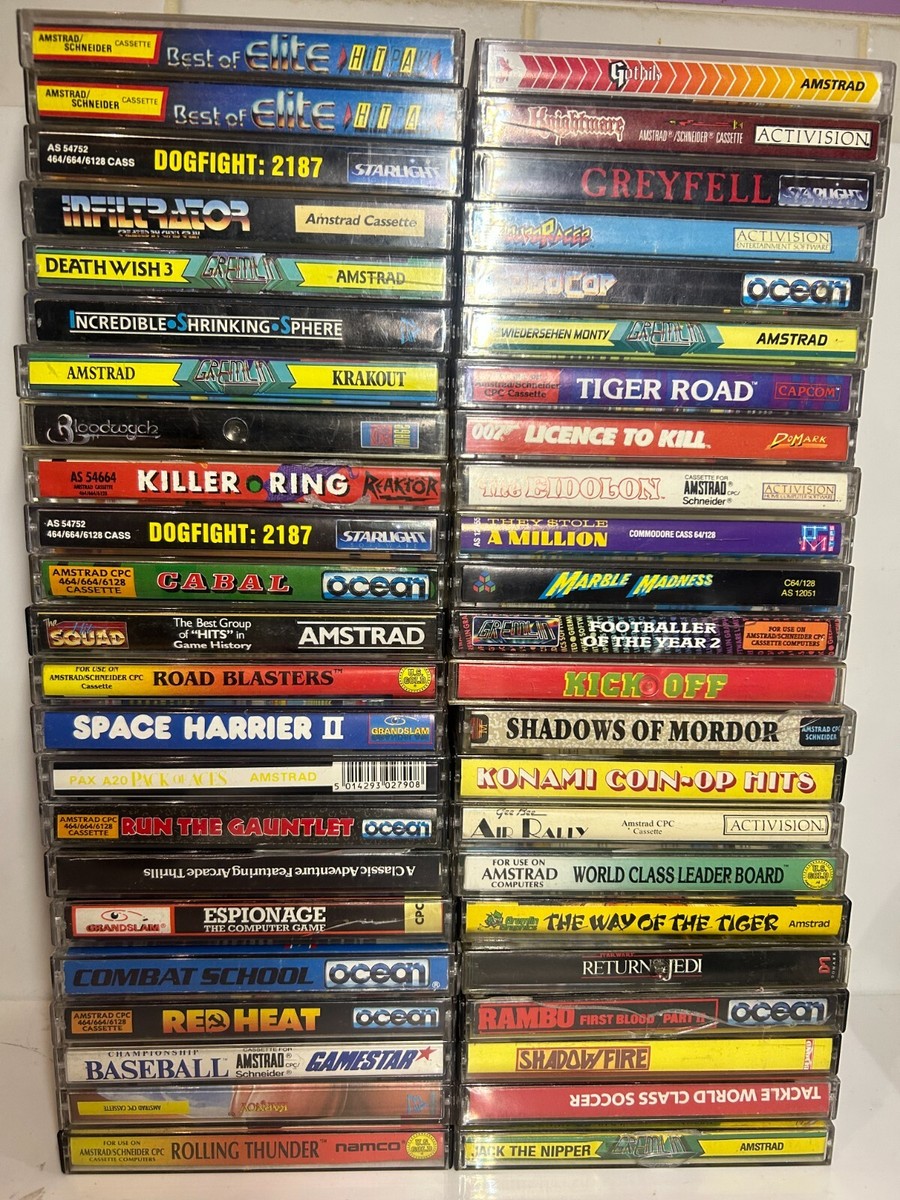 Amstrad CPC 464 Games - Various Titles - Multi Listing - Medium