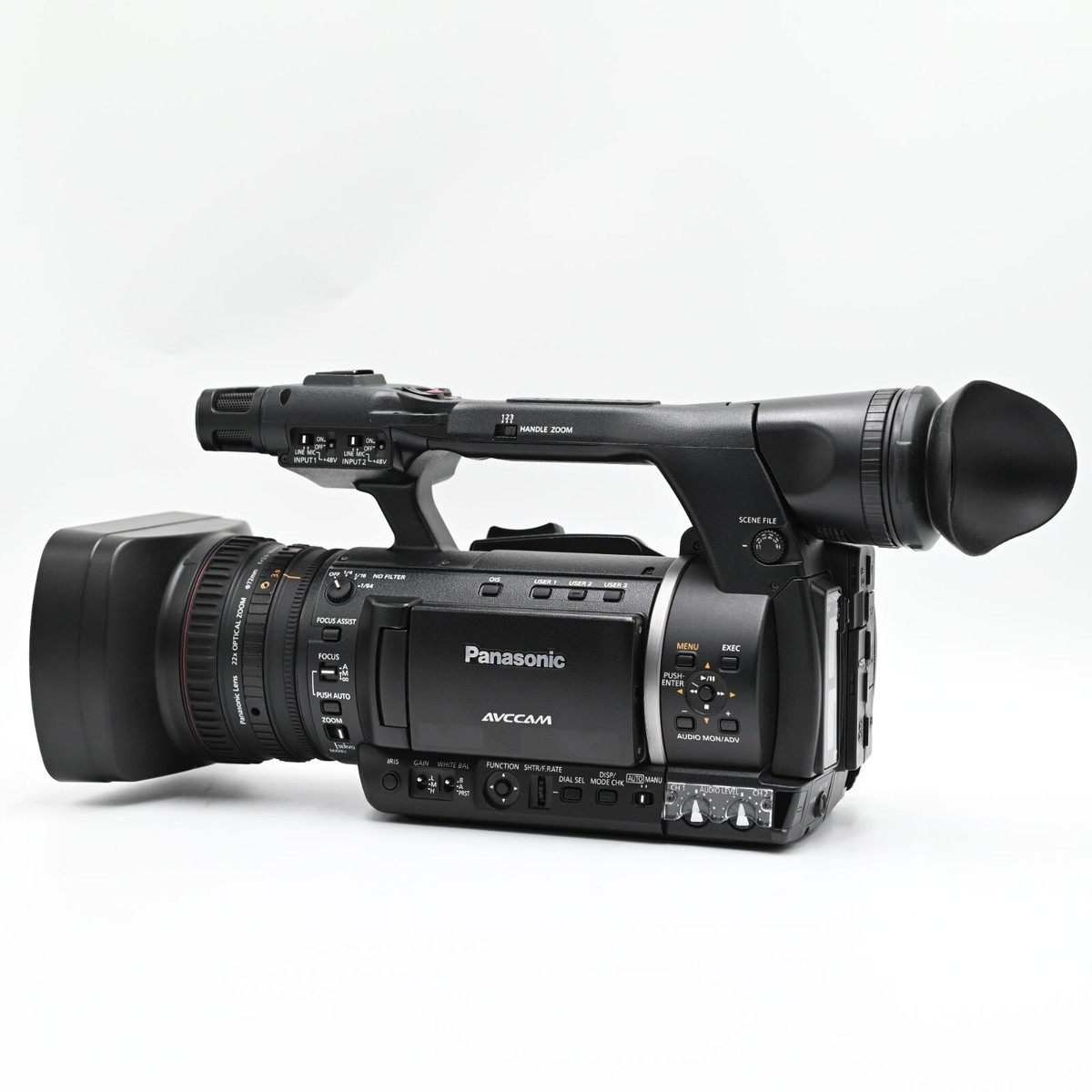 Panasonic AG-AC160A AVCCAM Camcorder HDMI Black Good | eBay