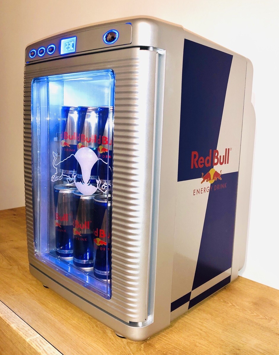 Red Bull Mini Fridge NEW! For Cold Drinks 220V-240V Home Garden