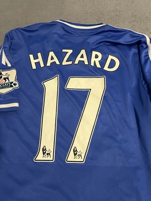 Vintage NWT Eden Hazard #17 Adidas Chelsea 2013-14 Home Soccer