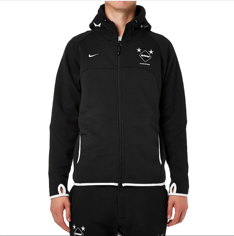 Nike F.C. Real Bristol x SOPHNET Sweat Zip Hoodie Black/White
