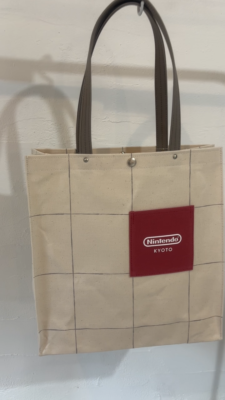 Nintendo KYOTO Limited Shinzaburo Ichizawa Canvas Tote Bag