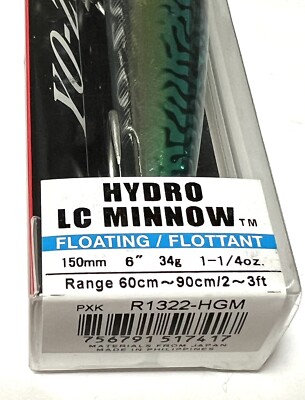 Yo-Zuri Hydro Series Hydro LC Minnow 6