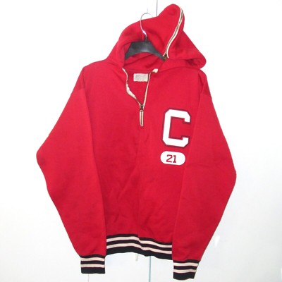 Rare Vintage 60's Champion 1/3 Zip Pullover Hoodie Varsity