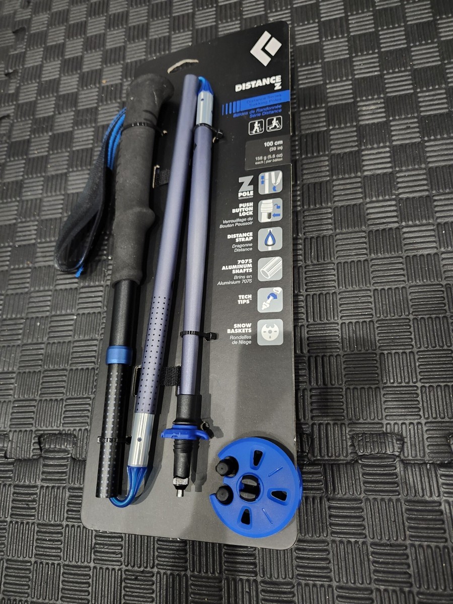 Black Diamond Distance Z Trekking Poles, Pewter, 100 cm