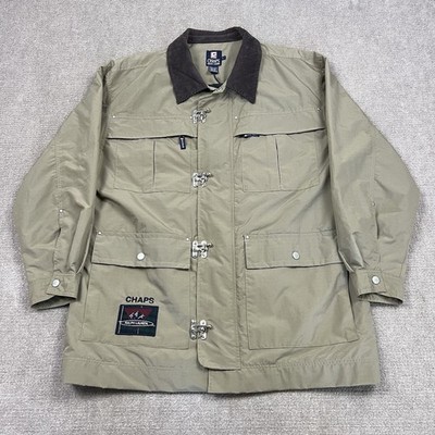 Vintage 90s Chaps Ralph Lauren Fireman Lobster Clasp Jacket Mens